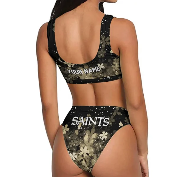 New Orleans Saints Women's Sport Two-Piece Swimsuit New 2025 98SBS057 - Image 2