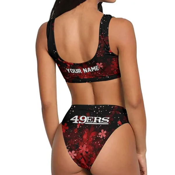 San Francisco 49ers Women's Sport Two-Piece Swimsuit New 2025 98SBS062 - Image 2