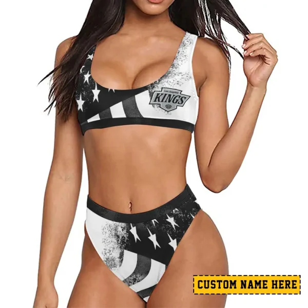 Los Angeles Kings Women's Sport Two-Piece Swimsuit New 2025 SPTSBNS081