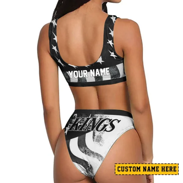 Los Angeles Kings Women's Sport Two-Piece Swimsuit New 2025 SPTSBNS081 - Image 2