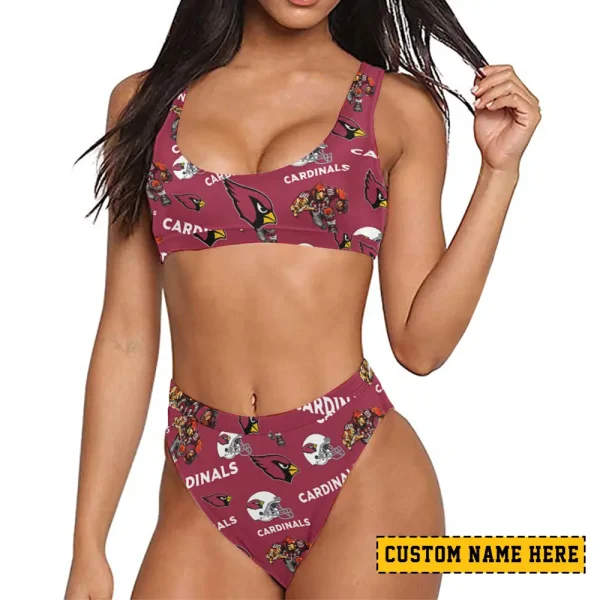 Arizona Cardinals Women's Sport Two-Piece Swimsuit New 2025 SPTSBNS082