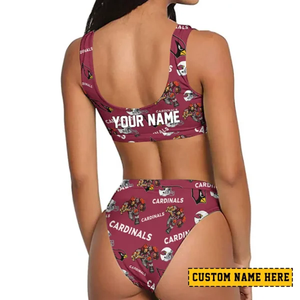 Arizona Cardinals Women's Sport Two-Piece Swimsuit New 2025 SPTSBNS082 - Image 2