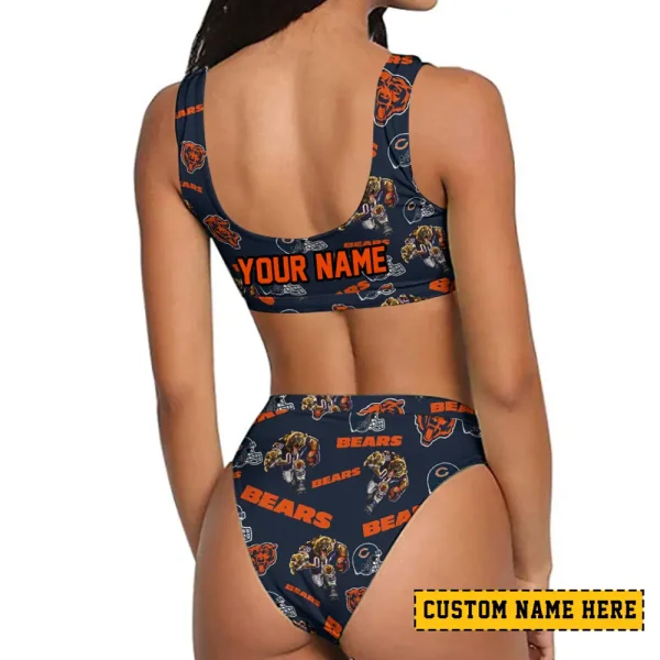 Chicago Bears Women's Sport Two-Piece Swimsuit New 2025 SPTSBNS087 - Image 2