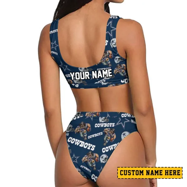 Dallas Cowboys Women's Sport Two-Piece Swimsuit New 2025 SPTSBNS089