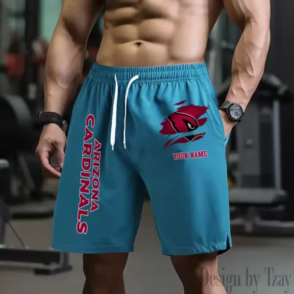 Arizona Cardinals Men's Shorts Badminton Sports Shorts Summer SPTMBSS065