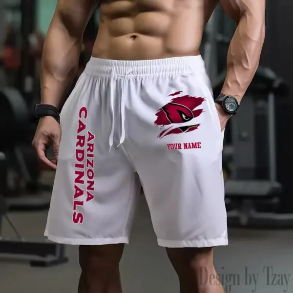 Arizona Cardinals Men's Shorts Badminton Sports Shorts Summer SPTMBSS065 - Image 2