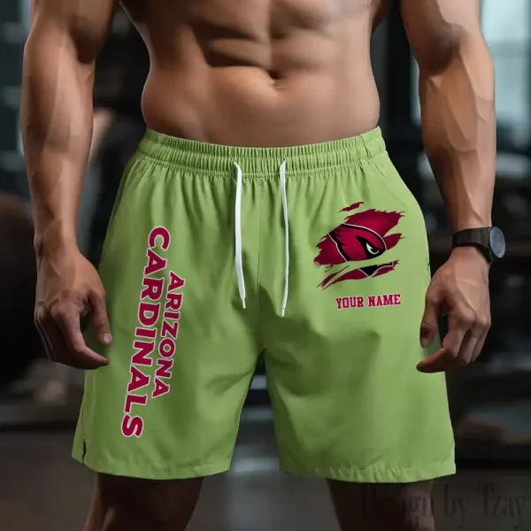 Arizona Cardinals Men's Shorts Badminton Sports Shorts Summer SPTMBSS065 - Image 3