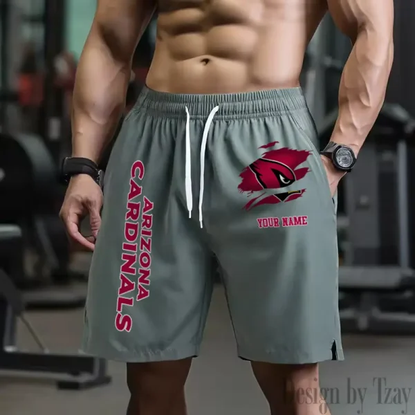 Arizona Cardinals Men's Shorts Badminton Sports Shorts Summer SPTMBSS065 - Image 5