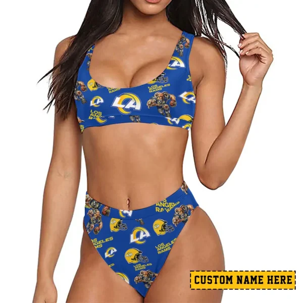 Los Angeles Rams Women's Sport Two-Piece Swimsuit New 2025 SPTSBNS094