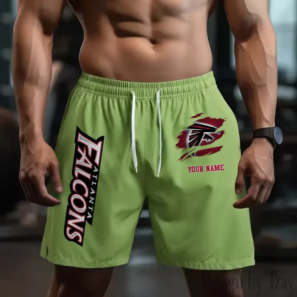 Atlanta Falcons Men's Shorts Badminton Sports Shorts Summer SPTMBSS066 - Image 5