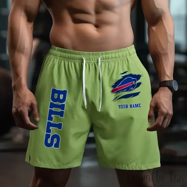 Buffalo Bills Men's Shorts Badminton Sports Shorts Summer SPTMBSS068 - Image 4