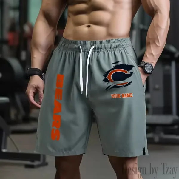 Chicago Bears Men's Shorts Badminton Sports Shorts Summer SPTMBSS070 - Image 2