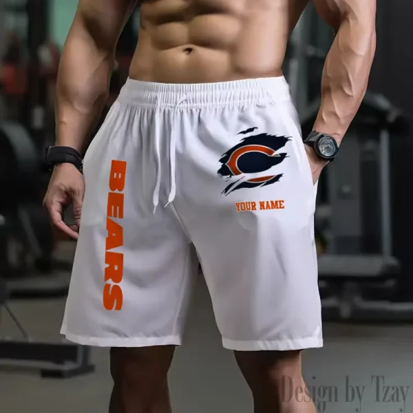 Chicago Bears Men's Shorts Badminton Sports Shorts Summer SPTMBSS070 - Image 4