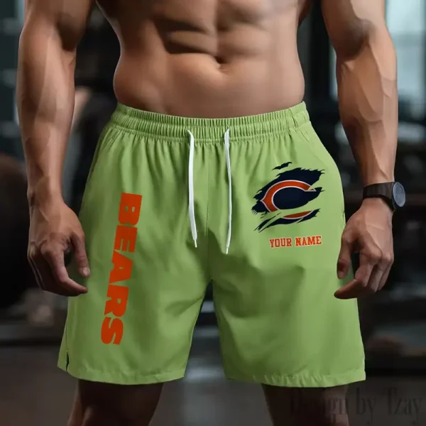 Chicago Bears Men's Shorts Badminton Sports Shorts Summer SPTMBSS070 - Image 5