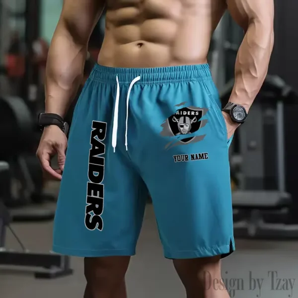 Las Vegas Raiders Men's Shorts Badminton Sports Shorts Summer SPTMBSS081