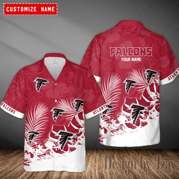 Atlanta Falcons Casual Men's Hawaiian Shirt 3D Printed New AZHWS1090