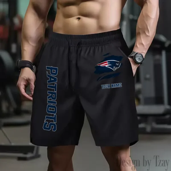New England Patriots Men's Shorts Badminton Sports Shorts Summer SPTMBSS086