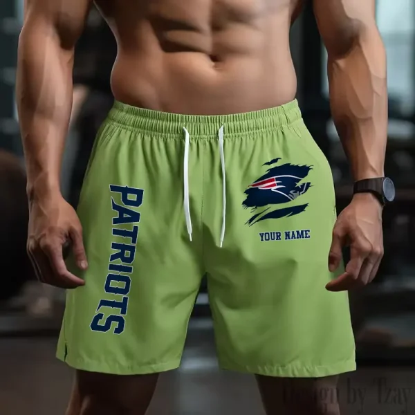 New England Patriots Men's Shorts Badminton Sports Shorts Summer SPTMBSS086 - Image 5