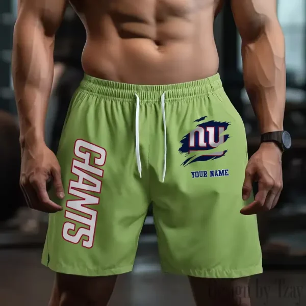 New York Giants Men's Shorts Badminton Sports Shorts Summer SPTMBSS088 - Image 5
