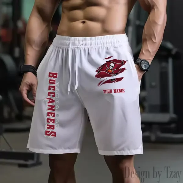 Tampa Bay Buccaneers Men's Shorts Badminton Sports Shorts Summer SPTMBSS094