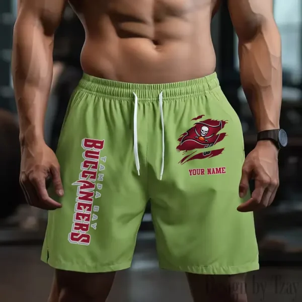 Tampa Bay Buccaneers Men's Shorts Badminton Sports Shorts Summer SPTMBSS094 - Image 2