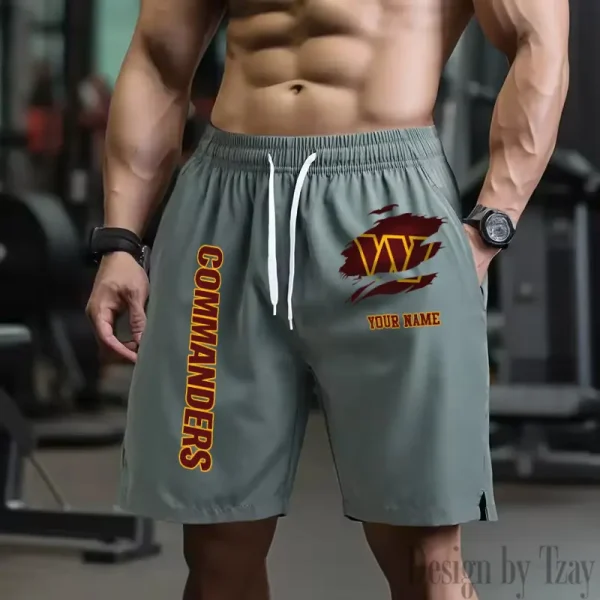Washington Commanders Men's Shorts Badminton Sports Shorts Summer SPTMBSS096
