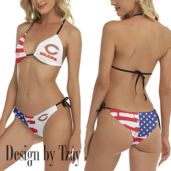 Chicago Bears Ladies Bikini Suit Beach Swimming Two-Piece 98CBK153