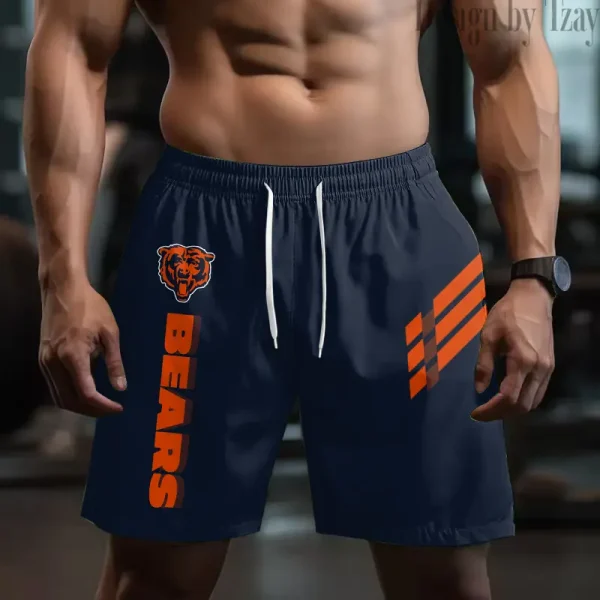 Chicago Bears Casual Men's Drawstring Shorts Trending 2025 BGSHORT481