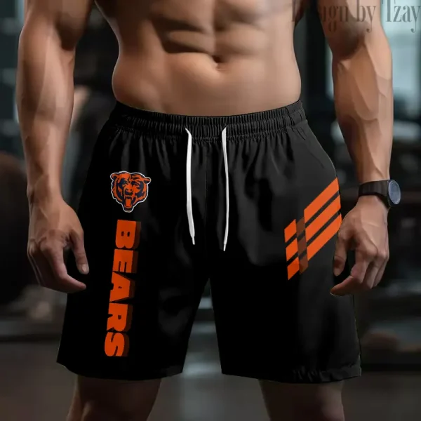 Chicago Bears Casual Men's Drawstring Shorts Trending 2025 BGSHORT481 - Image 2