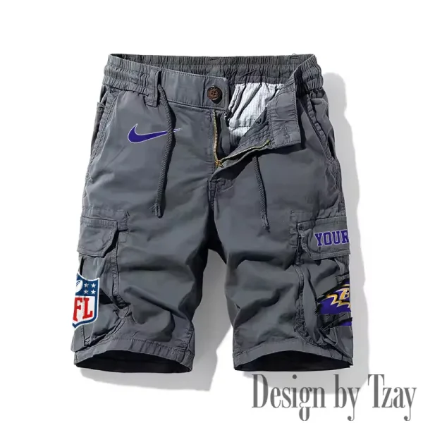 Baltimore Ravens Men's Casual Shorts Style 2025 SPTMCS003 - Image 2