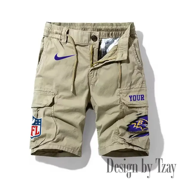 Baltimore Ravens Men's Casual Shorts Style 2025 SPTMCS003 - Image 3
