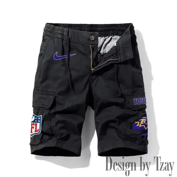 Baltimore Ravens Men's Casual Shorts Style 2025 SPTMCS003 - Image 4