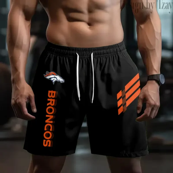 Denver Broncos Casual Men's Drawstring Shorts Trending 2025 BGSHORT485