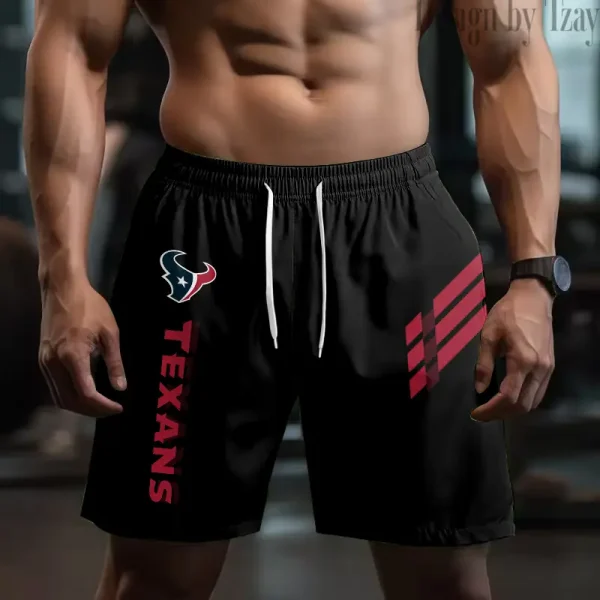 Houston Texans Casual Men's Drawstring Shorts Trending 2025 BGSHORT488 - Image 2