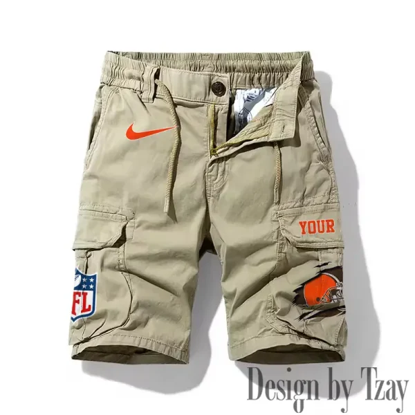 Cleveland Browns Men's Casual Shorts Style 2025 SPTMCS008 - Image 2