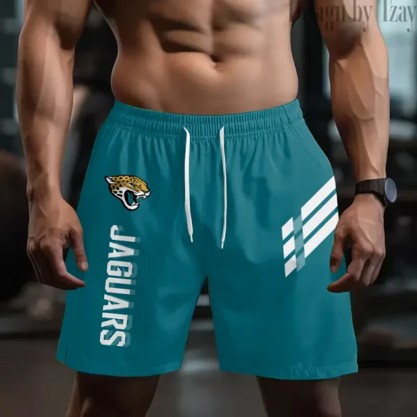 Jacksonville Jaguars Casual Men's Drawstring Shorts Trending 2025 BGSHORT490 - Image 2