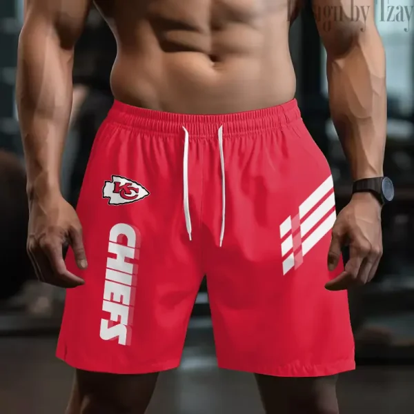 Kansas City Chiefs Casual Men's Drawstring Shorts Trending 2025 BGSHORT491