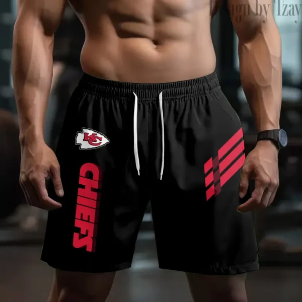 Kansas City Chiefs Casual Men's Drawstring Shorts Trending 2025 BGSHORT491 - Image 2