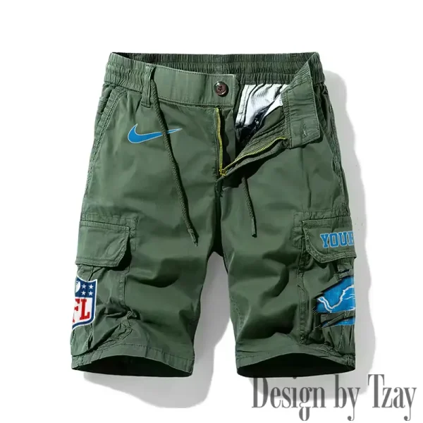 Detroit Lions Men's Casual Shorts Style 2025 SPTMCS011 - Image 2