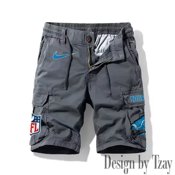 Detroit Lions Men's Casual Shorts Style 2025 SPTMCS011 - Image 3