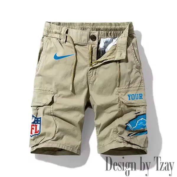 Detroit Lions Men's Casual Shorts Style 2025 SPTMCS011