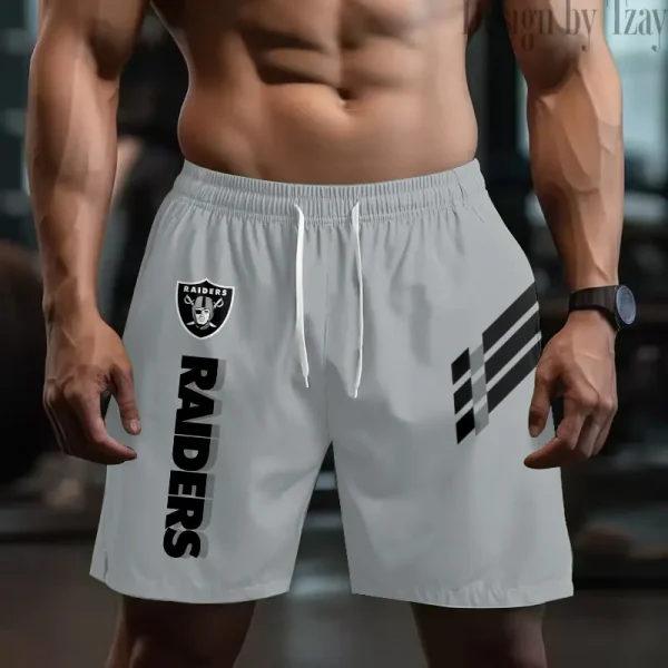 Las Vegas Raiders Casual Men's Drawstring Shorts Trending 2025 BGSHORT492 - Image 2