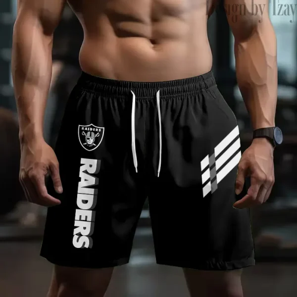 Las Vegas Raiders Casual Men's Drawstring Shorts Trending 2025 BGSHORT492 - Image 3