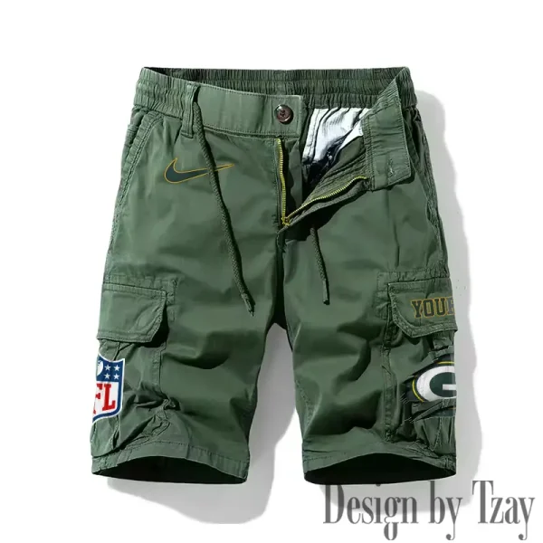 Green Bay Packers Men's Casual Shorts Style 2025 SPTMCS012 - Image 4