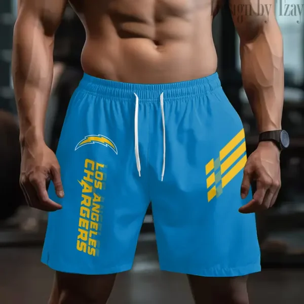 Los Angeles Chargers Casual Men's Drawstring Shorts Trending 2025 BGSHORT493
