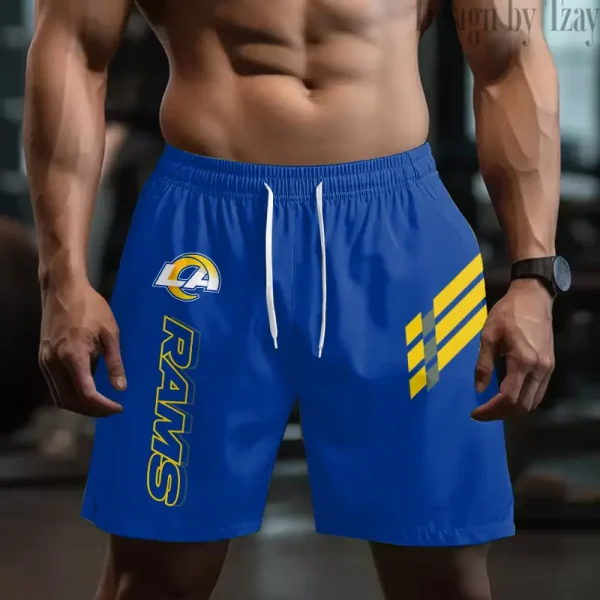 Los Angeles Rams Casual Men's Drawstring Shorts Trending 2025 BGSHORT494