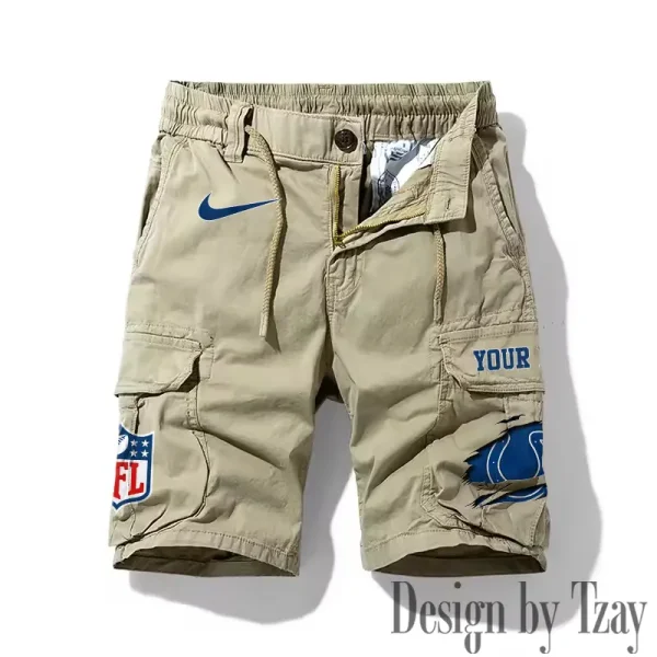 Indianapolis Colts Men's Casual Shorts Style 2025 SPTMCS014 - Image 4