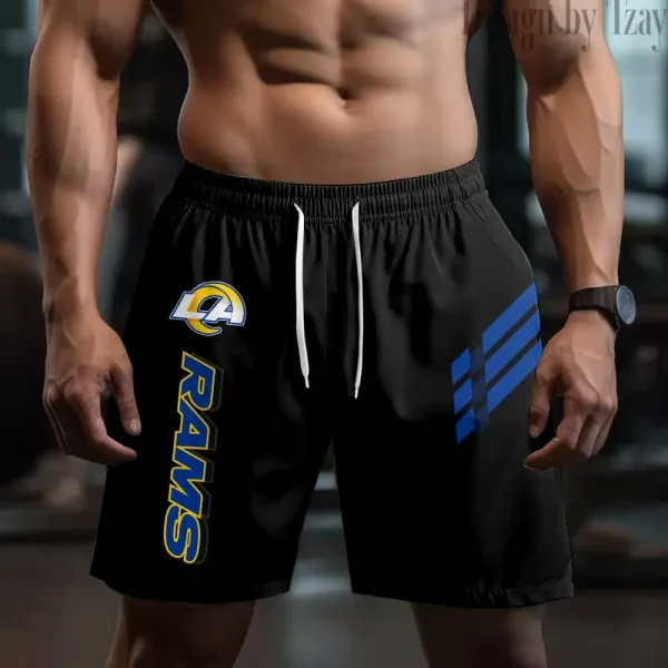 Los Angeles Rams Casual Men's Drawstring Shorts Trending 2025 BGSHORT494 - Image 2