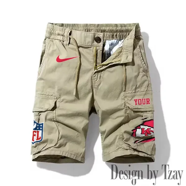 Kansas City Chiefs Men's Casual Shorts Style 2025 SPTMCS016 - Image 2