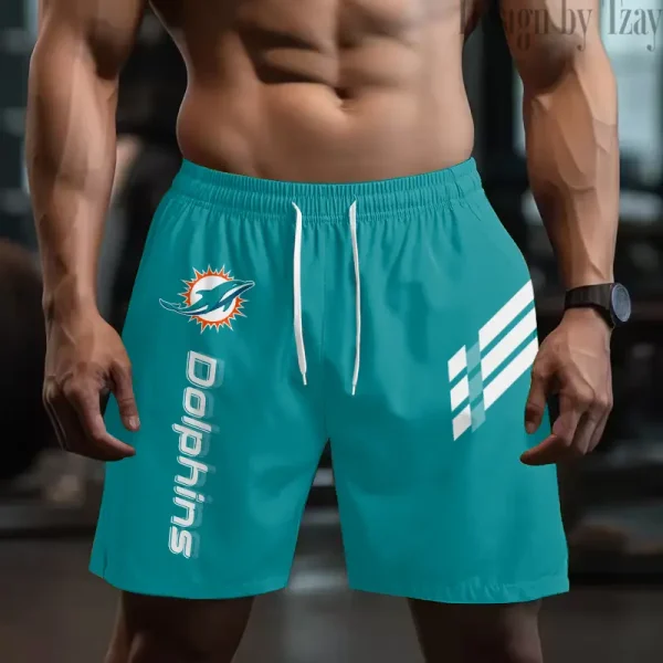 Miami Dolphins Casual Men's Drawstring Shorts Trending 2025 BGSHORT495